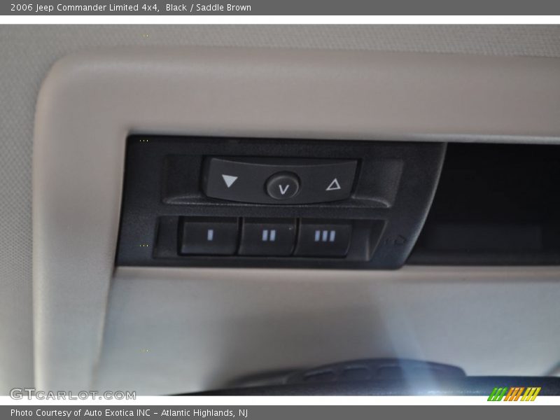 Black / Saddle Brown 2006 Jeep Commander Limited 4x4