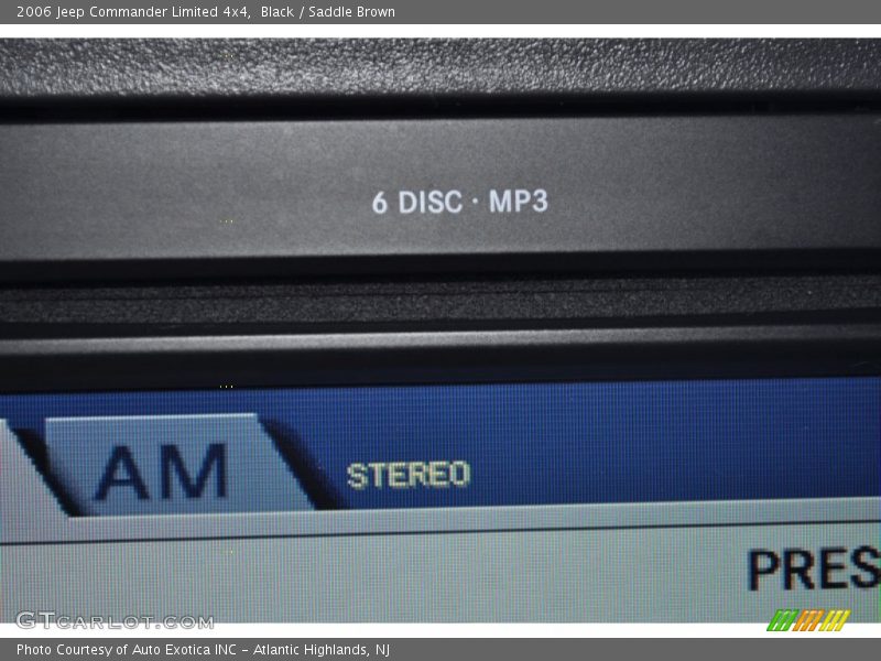 Black / Saddle Brown 2006 Jeep Commander Limited 4x4