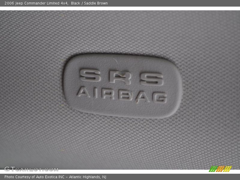 Black / Saddle Brown 2006 Jeep Commander Limited 4x4