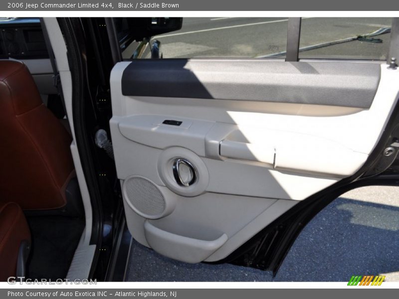 Black / Saddle Brown 2006 Jeep Commander Limited 4x4