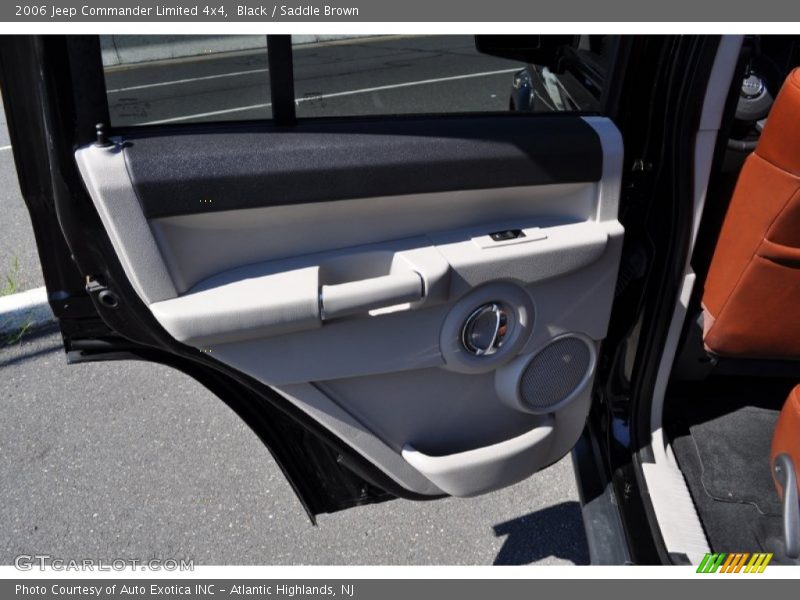 Black / Saddle Brown 2006 Jeep Commander Limited 4x4
