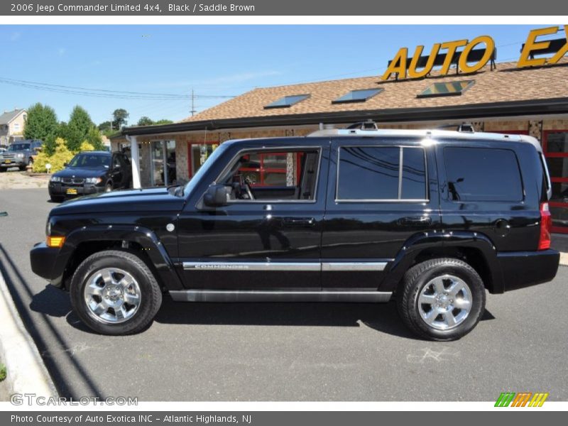Black / Saddle Brown 2006 Jeep Commander Limited 4x4