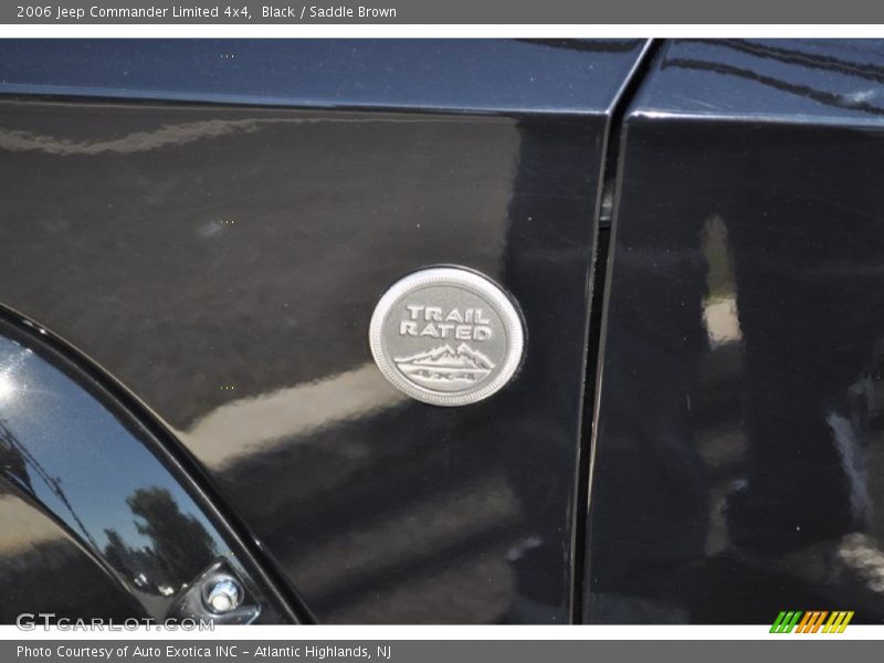 Black / Saddle Brown 2006 Jeep Commander Limited 4x4