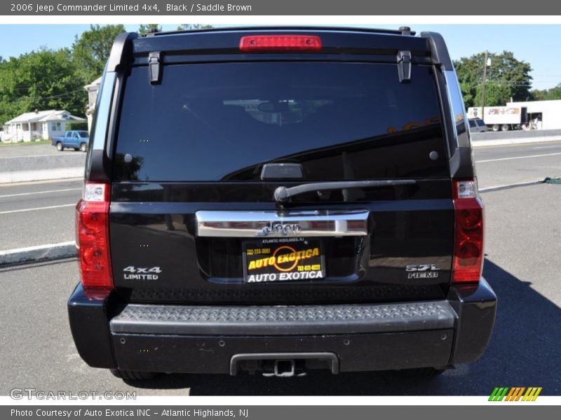 Black / Saddle Brown 2006 Jeep Commander Limited 4x4
