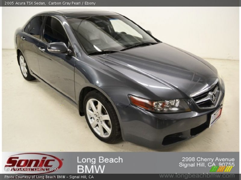 Carbon Gray Pearl / Ebony 2005 Acura TSX Sedan