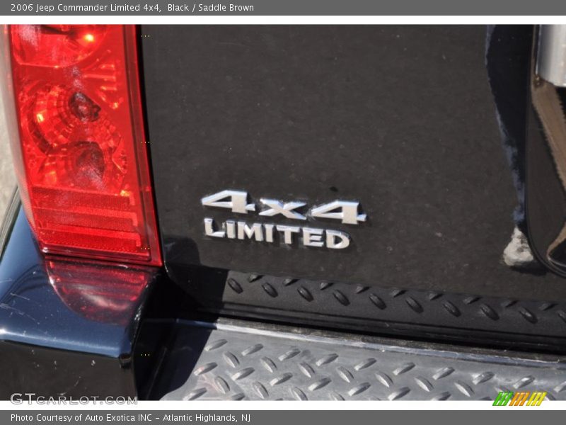 Black / Saddle Brown 2006 Jeep Commander Limited 4x4