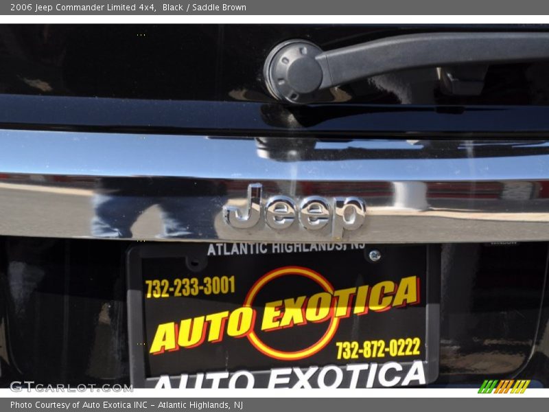 Black / Saddle Brown 2006 Jeep Commander Limited 4x4
