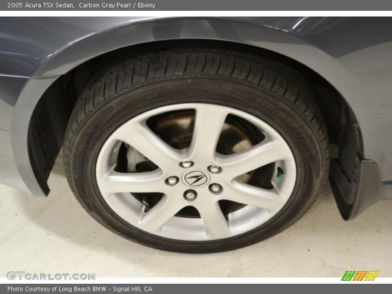 Carbon Gray Pearl / Ebony 2005 Acura TSX Sedan
