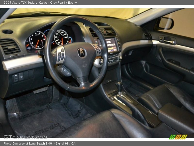 Carbon Gray Pearl / Ebony 2005 Acura TSX Sedan