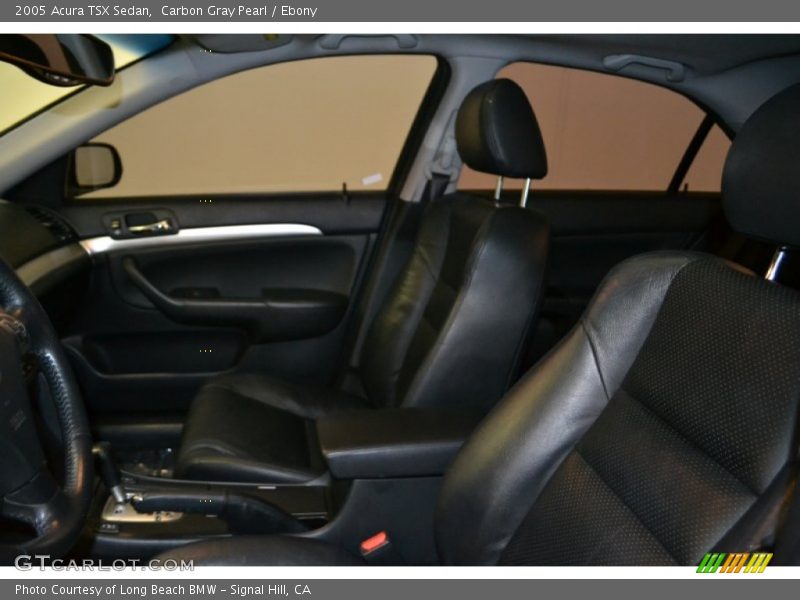 Carbon Gray Pearl / Ebony 2005 Acura TSX Sedan