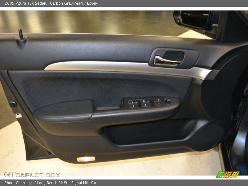 Carbon Gray Pearl / Ebony 2005 Acura TSX Sedan