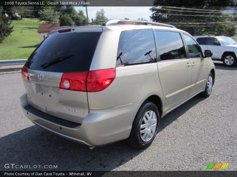 Desert Sand Mica / Fawn 2008 Toyota Sienna LE