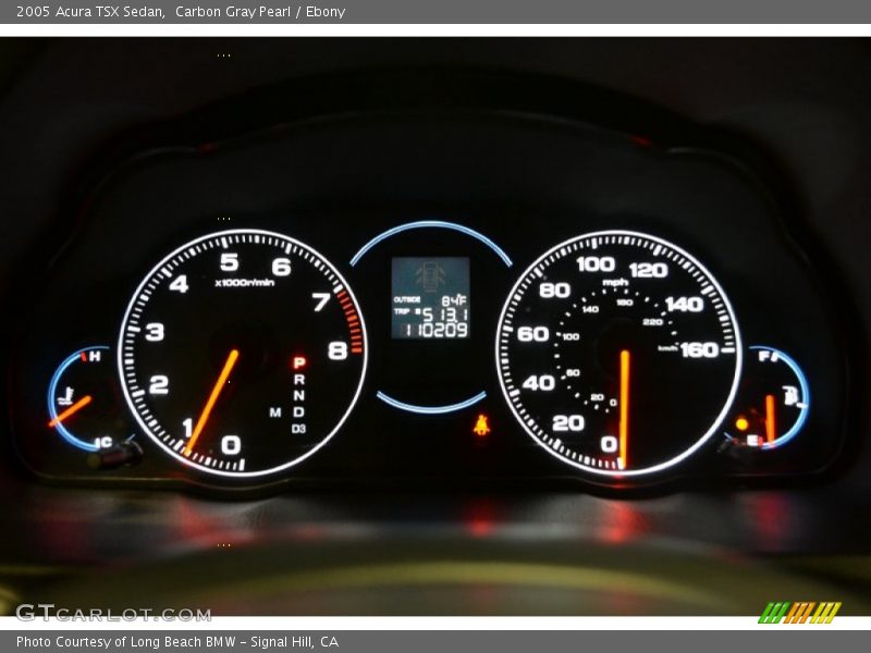 Carbon Gray Pearl / Ebony 2005 Acura TSX Sedan
