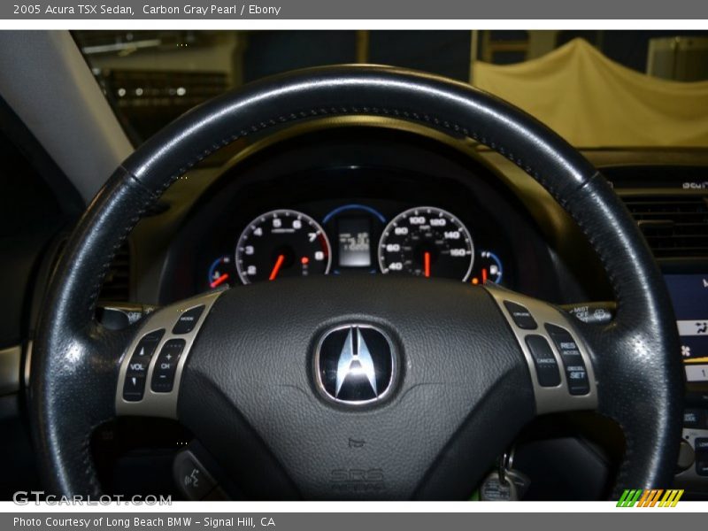 Carbon Gray Pearl / Ebony 2005 Acura TSX Sedan