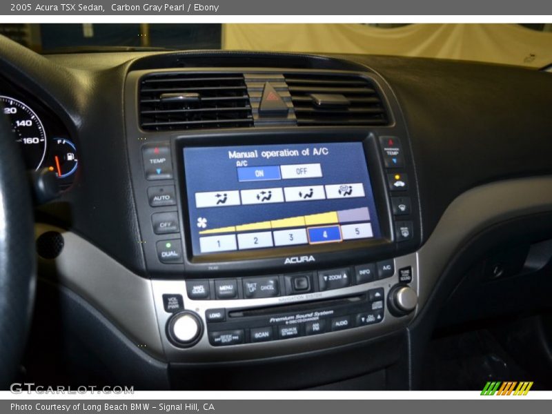 Carbon Gray Pearl / Ebony 2005 Acura TSX Sedan