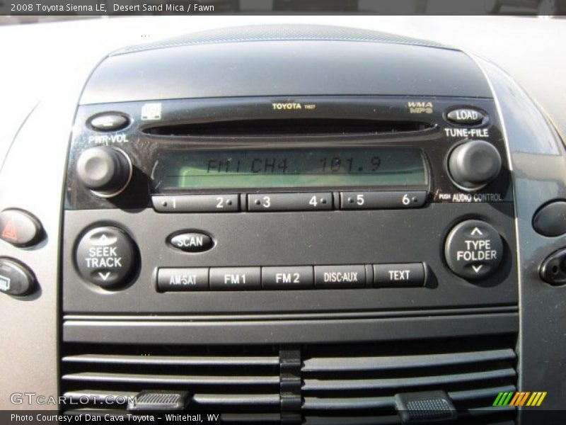Desert Sand Mica / Fawn 2008 Toyota Sienna LE