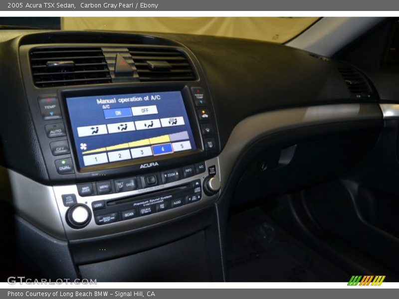 Carbon Gray Pearl / Ebony 2005 Acura TSX Sedan