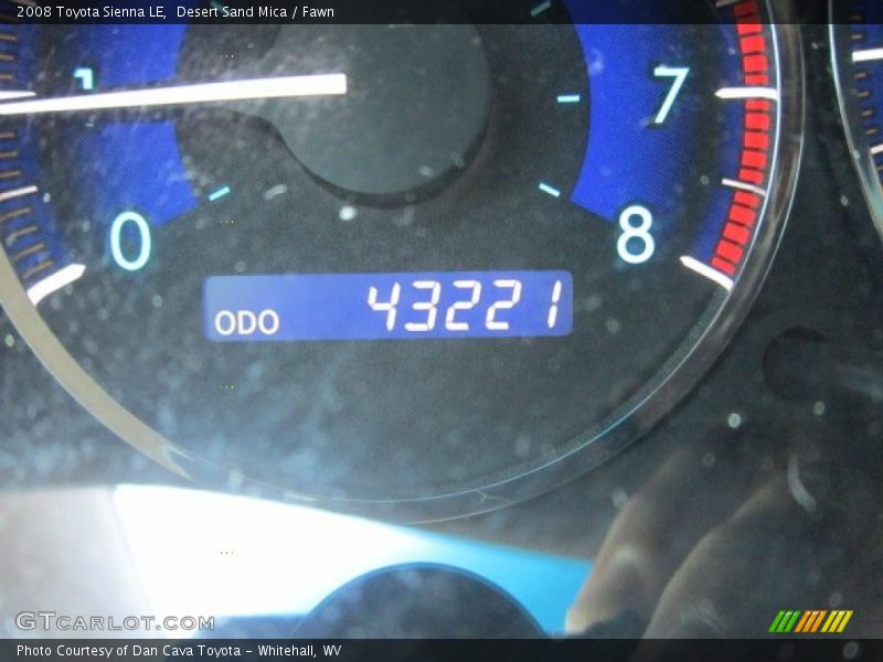 Desert Sand Mica / Fawn 2008 Toyota Sienna LE