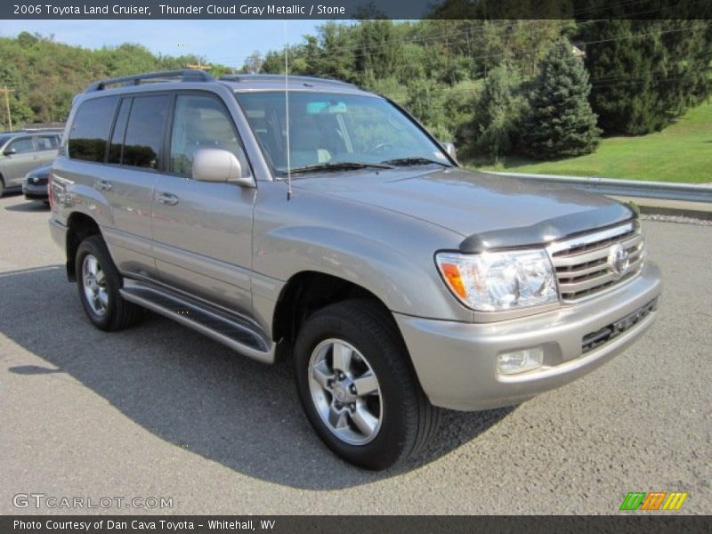 Thunder Cloud Gray Metallic / Stone 2006 Toyota Land Cruiser