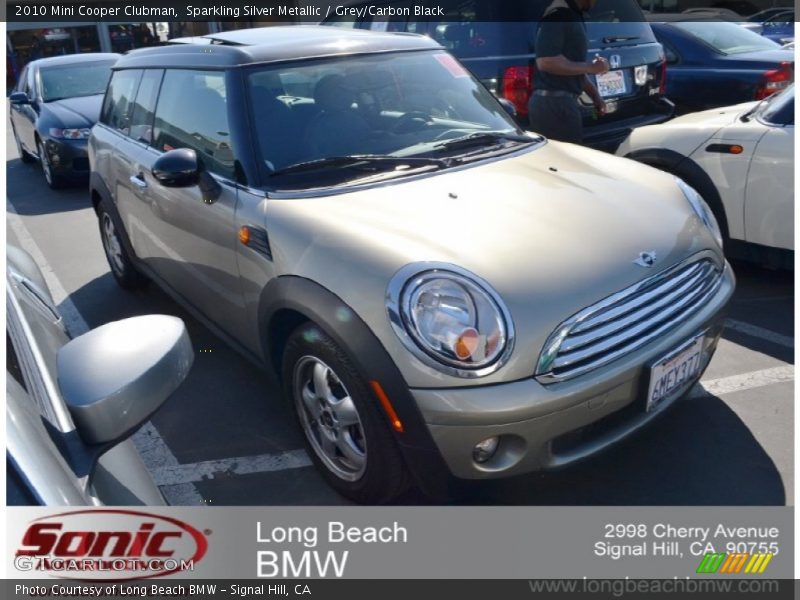 Sparkling Silver Metallic / Grey/Carbon Black 2010 Mini Cooper Clubman