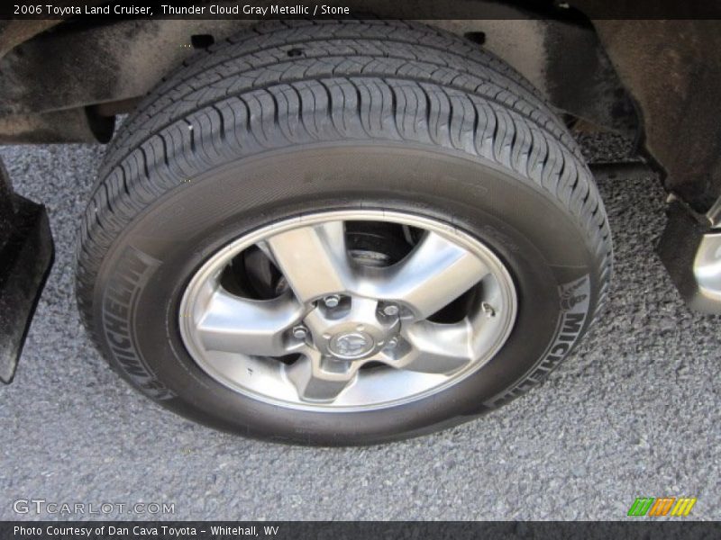 Thunder Cloud Gray Metallic / Stone 2006 Toyota Land Cruiser