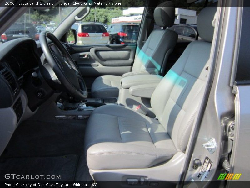 Thunder Cloud Gray Metallic / Stone 2006 Toyota Land Cruiser