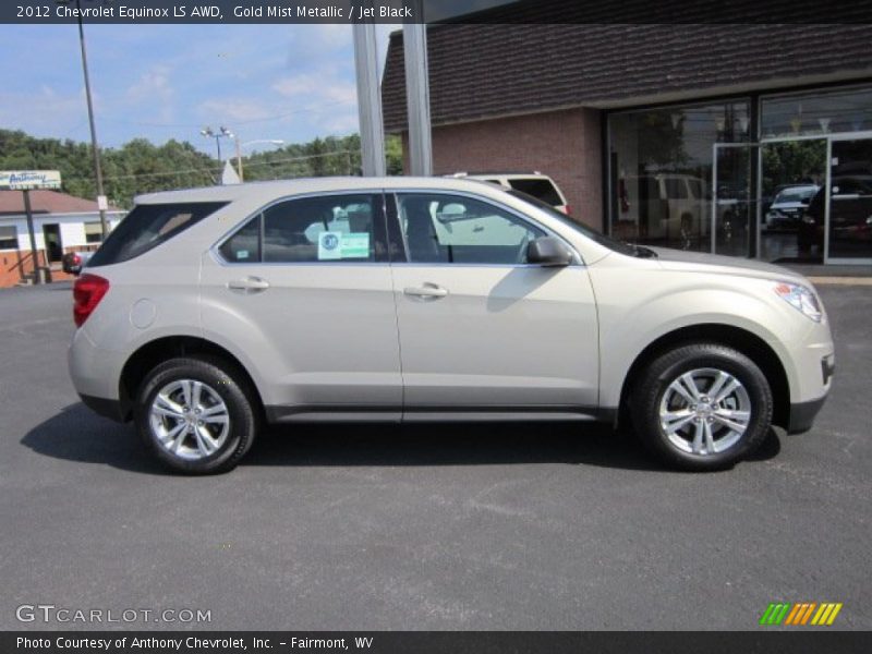  2012 Equinox LS AWD Gold Mist Metallic