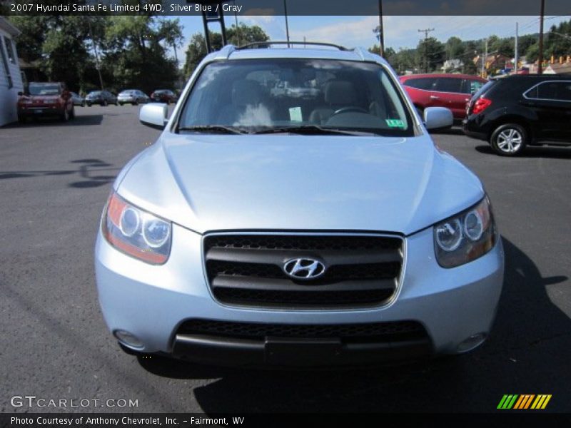 Silver Blue / Gray 2007 Hyundai Santa Fe Limited 4WD