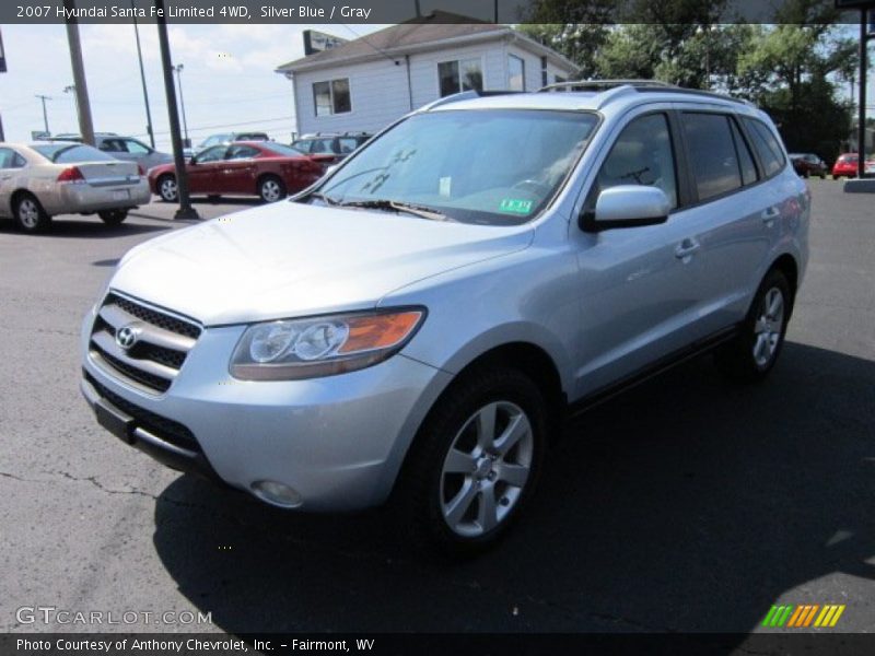 Silver Blue / Gray 2007 Hyundai Santa Fe Limited 4WD