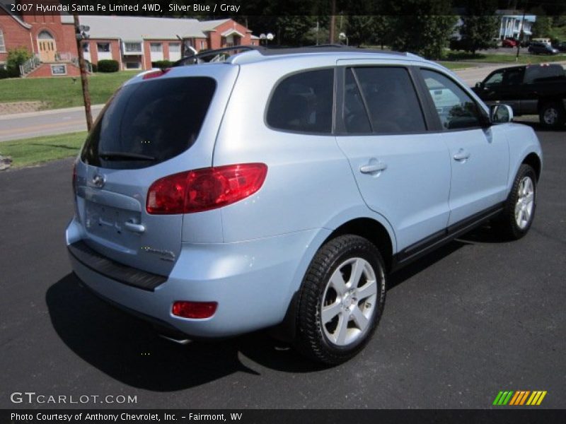 Silver Blue / Gray 2007 Hyundai Santa Fe Limited 4WD