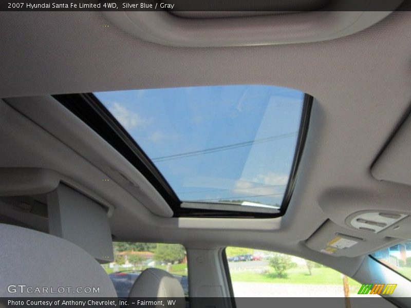 Silver Blue / Gray 2007 Hyundai Santa Fe Limited 4WD
