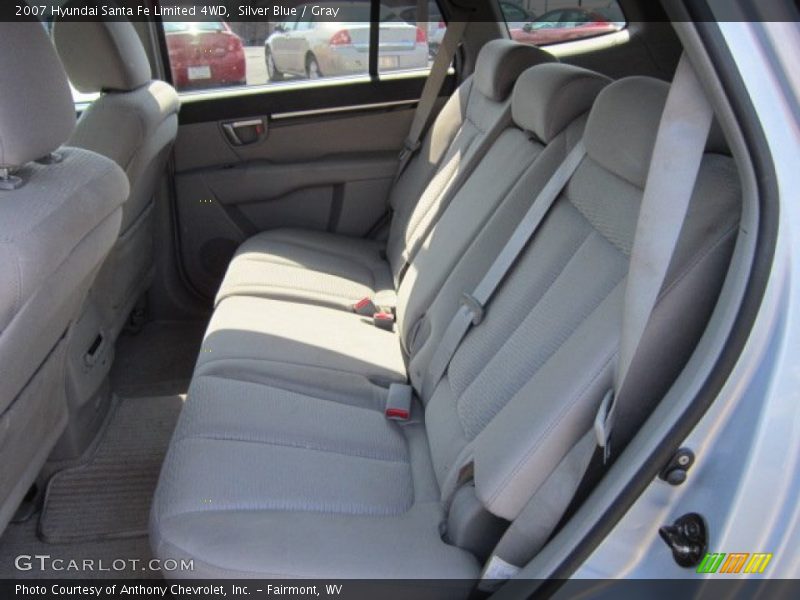 Silver Blue / Gray 2007 Hyundai Santa Fe Limited 4WD