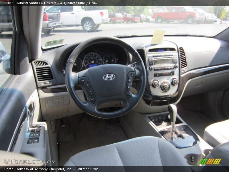 Silver Blue / Gray 2007 Hyundai Santa Fe Limited 4WD