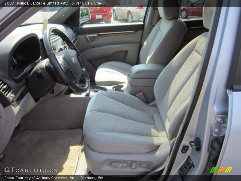 Silver Blue / Gray 2007 Hyundai Santa Fe Limited 4WD