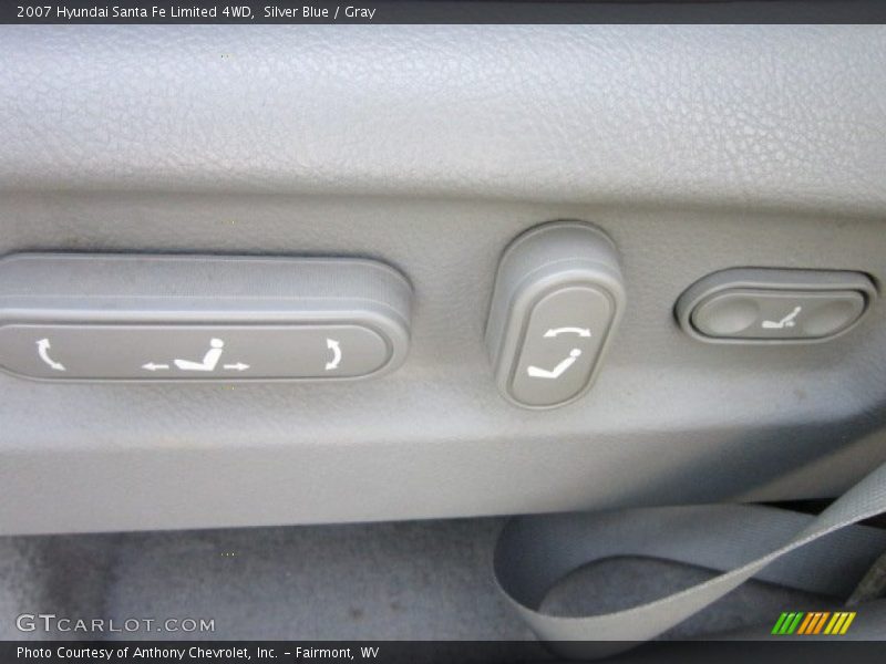 Silver Blue / Gray 2007 Hyundai Santa Fe Limited 4WD