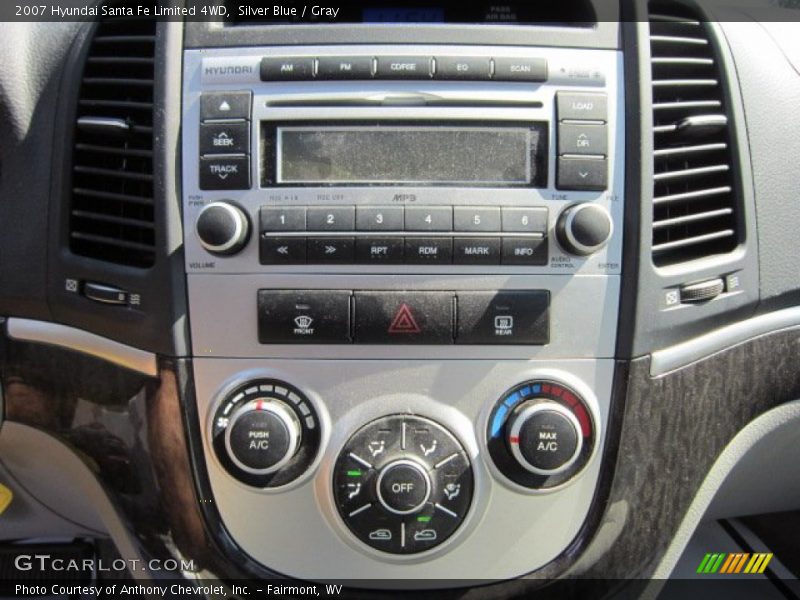 Silver Blue / Gray 2007 Hyundai Santa Fe Limited 4WD