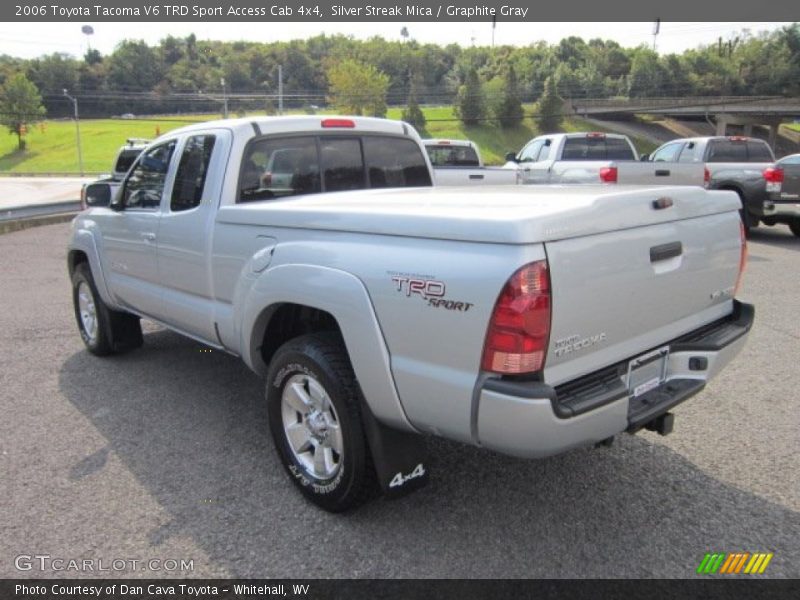 Silver Streak Mica / Graphite Gray 2006 Toyota Tacoma V6 TRD Sport Access Cab 4x4