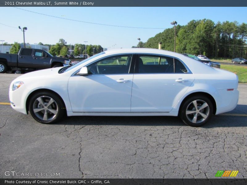 Summit White / Ebony 2011 Chevrolet Malibu LT