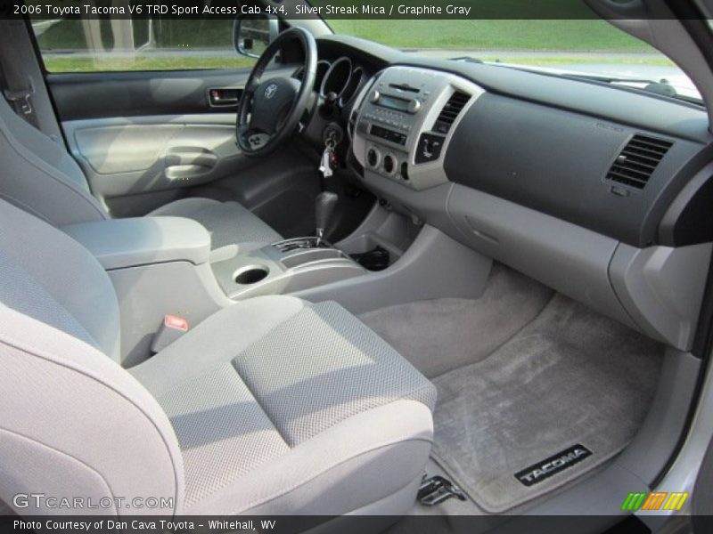 Silver Streak Mica / Graphite Gray 2006 Toyota Tacoma V6 TRD Sport Access Cab 4x4