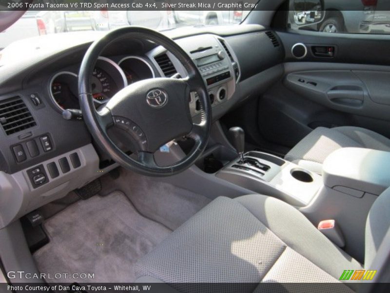 Silver Streak Mica / Graphite Gray 2006 Toyota Tacoma V6 TRD Sport Access Cab 4x4