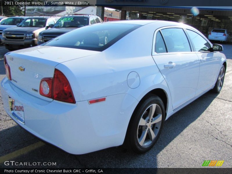 Summit White / Ebony 2011 Chevrolet Malibu LT