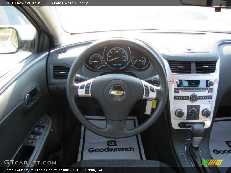 Summit White / Ebony 2011 Chevrolet Malibu LT