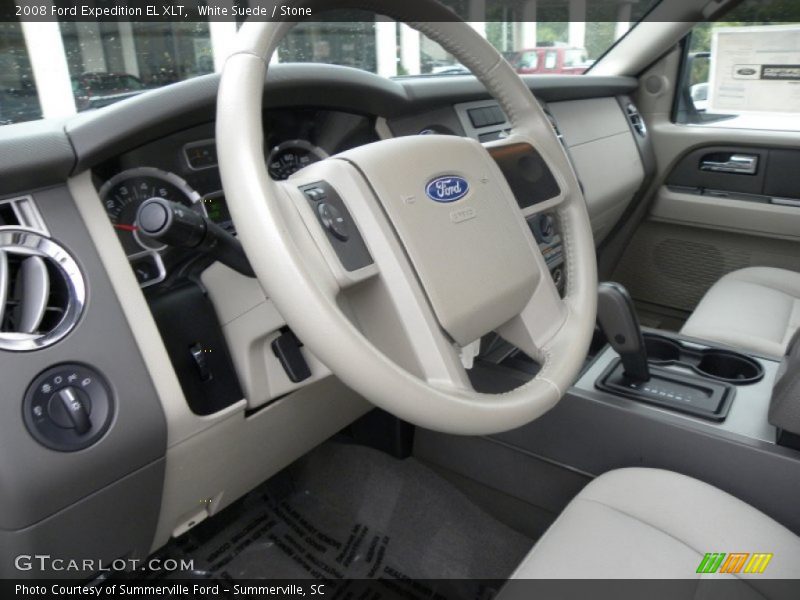 White Suede / Stone 2008 Ford Expedition EL XLT