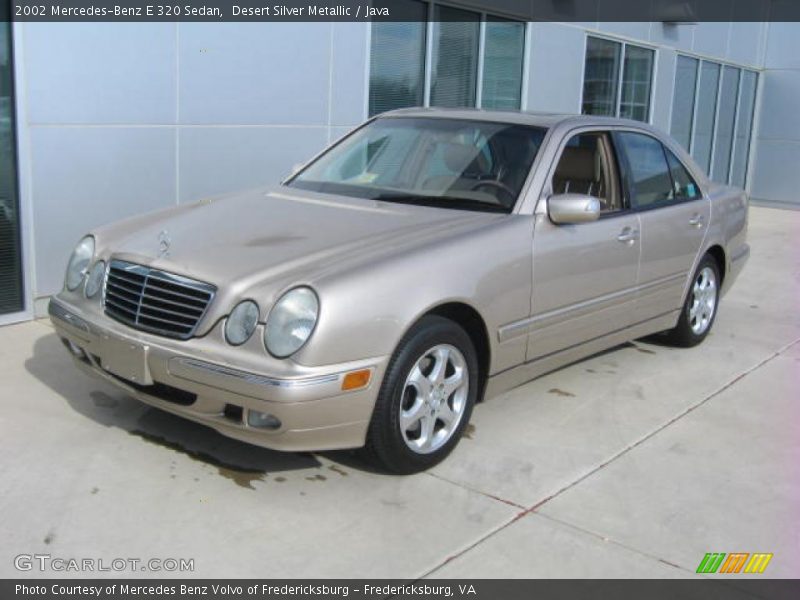 Desert Silver Metallic / Java 2002 Mercedes-Benz E 320 Sedan