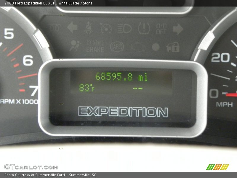 White Suede / Stone 2008 Ford Expedition EL XLT