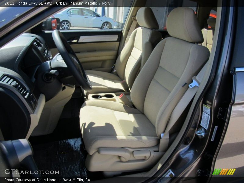 Urban Titanium Metallic / Ivory 2011 Honda CR-V SE 4WD