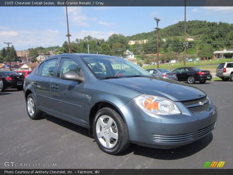 Blue Granite Metallic / Gray 2005 Chevrolet Cobalt Sedan