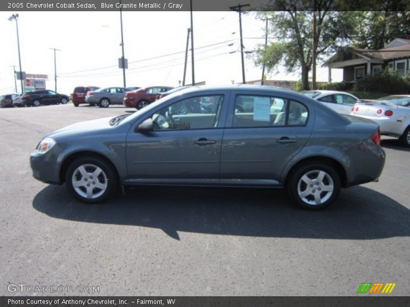 Blue Granite Metallic / Gray 2005 Chevrolet Cobalt Sedan
