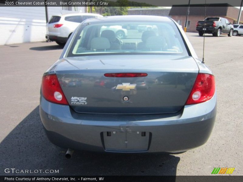 Blue Granite Metallic / Gray 2005 Chevrolet Cobalt Sedan