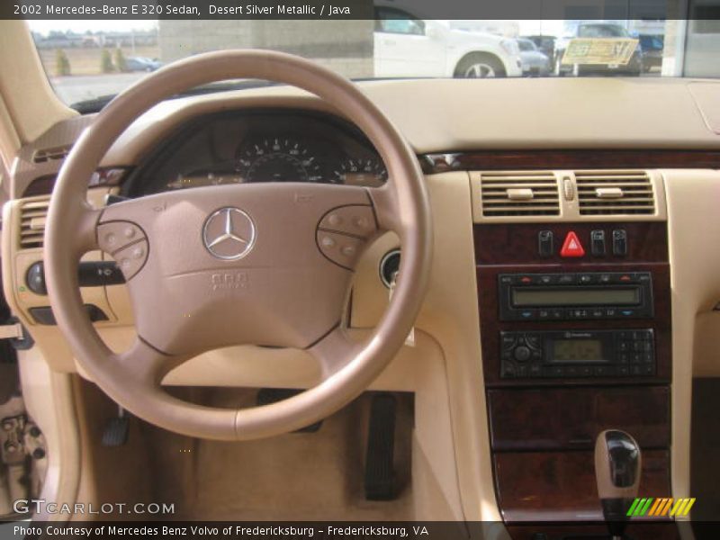 Desert Silver Metallic / Java 2002 Mercedes-Benz E 320 Sedan